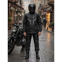 Ebakbak Motosiklet Ve Bisiklet Lüx Yağmurluk Takım Waterproof Oxford Kumaş Astarlı Yağmurluk Takım