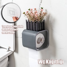 Porsima 2042 Yapışkanlı Banyo Tuvalet Kağıtlığı Peçetelik