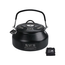 0.8l Su Isıtıcısı Taşınabilir Ultralight Paslanmaz Çelik Kamp Su Isıtıcısı Açık Black Italya Black