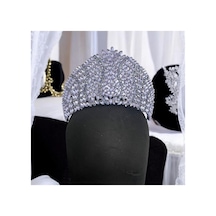 Kristal Taşlı Gelin,kına,nişan,söz,after,bride,party Taç 2 Lila - 707821387 Lila