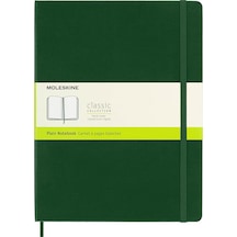 Moleskine Classic Sert Kapak Çizgisiz Defter 19x25 Myrtle Green Yeşil
