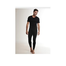 HASYÜN 4001 ERKEK TERMAL YÜN UZUN ALT İÇLİK SİYAH TEKLİ