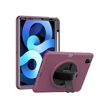 Mey İthalat Apple iPad Pro 11 2018 Kılıf Hand Strap Tablet Kılıfı - Mürdüm