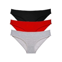 3 Adet Süper Eko Set Likralı Kadın Slip Külot 540 Standart