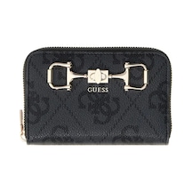 Guess Janie Logolu Orta Boy Fermuarlı Kadın Antrasit Cüzdan Swos9924140-clo T/u