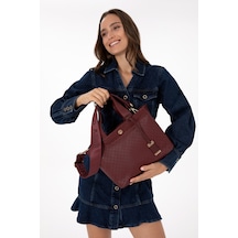 U.S. Polo Assn. Kadın Bordo Kol Çantası 50317799-VR014