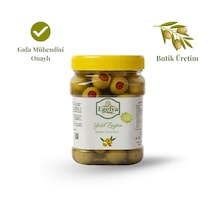 Egelya Akhisar Domat Biberli Yeşil Zeytin 500 G Aromatik, Dengeli Lezzet
