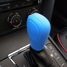 Volkswagen Tiguan Dsg Silikon Vites Topuzu Kılıfı Mavi Fs