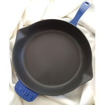 Lava Yuvarlak Kızartma Tavası 28 CM Metal Saplı Mavi Lvystv28k0b