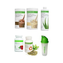 Herbalife Çikolata Ve Vanilya Shake - Aloe Suyu - 100 Gr Çay - Thermo Complete Ve Shaker