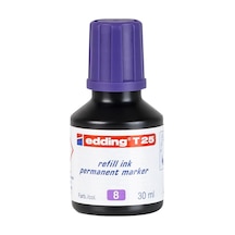 T 25 Permanent Yedek Mürekkep - Kalıcı Mürekkep - Mor - 25 Ml Çok Renkli