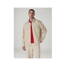 Levi's Levi S Erkek Bej Relaxed Fit Ceket Gömlek-008jd-0001