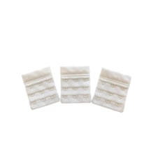 Endüstriyelkesim 3x3 Sütyen Uzatma Aparatı 51mm Genişlik Beyaz 3 Lü Paket Agraf Beyaz