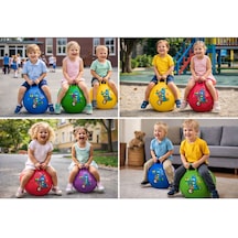 Oyun Topu Zıp Zıp Zıplama Topu 45 Cm Yeşil