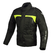 Vexo Adventure H20 Siyah-neon Sarı Motosiklet Montu