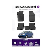 Dacia Logan 2013+ Araca Özel Havuzlu "karbon" Paspas Takımı