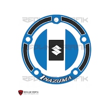 Suzuki Inazuma Mavi Depo Kapak Pad Sticker