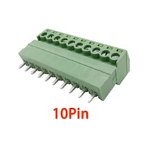 10 Pin 3.81mm Geçmeli 180c Takım Klemens