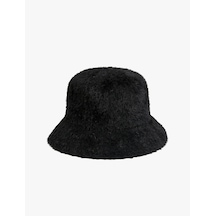 Koton Peluş Bucket Şapka Siyah 6wak40008aa Siyah