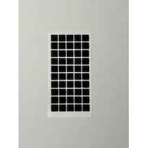 Homdep Mobilya Masa Sandalye Koltuk Ayağı Kaydırmaz Ses Önleyici Keçe Yapışkanlı 20mm Kare Siyah Siyah