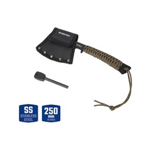 Lexroo Wp383002 250mm Çok Fonksiyonlu Kamp Baltası + Magnezyum Ateşleyici
