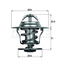 Mahle-knecht-behr Tx1584d Termostat 84 Polo Golf Iı Jetta Toledo Leon Ibiza Cordoba 030121113