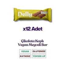 Delly Çikolata Kaplı Bademli Muzlu Bar 12 x 35 G