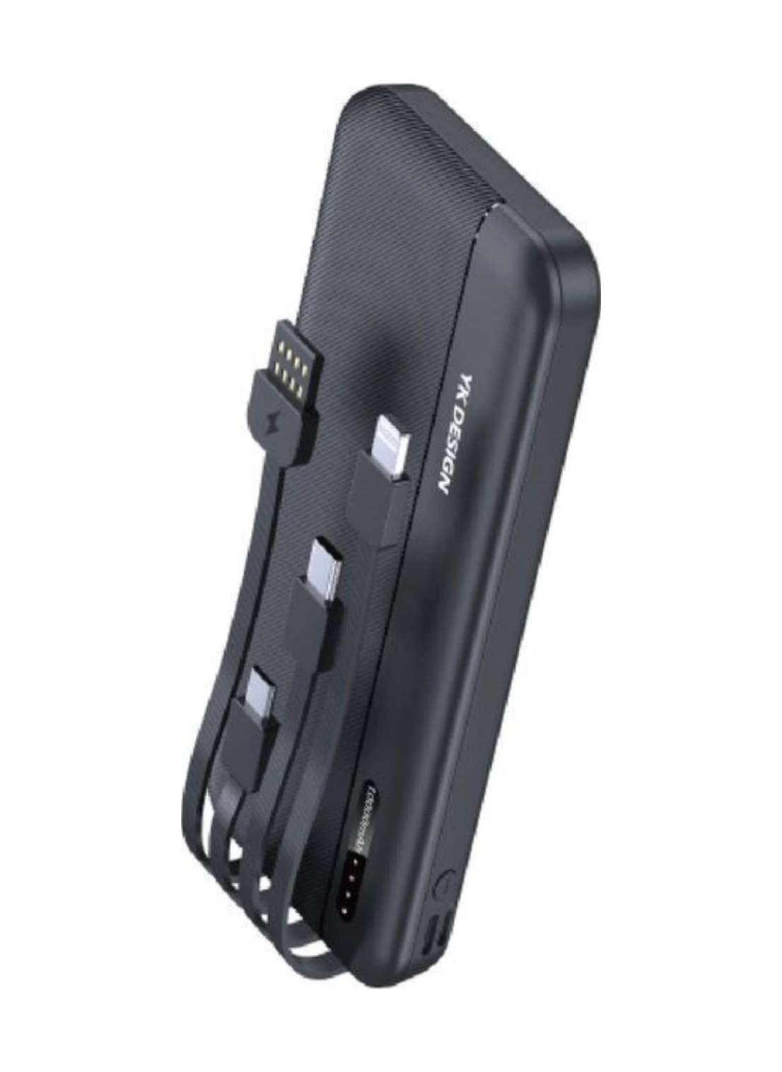 Buffer 10000 Mah Micro Type-c Usb Lightning 4 Kablolu Hızlı Kablosuz Şarj Powerbank