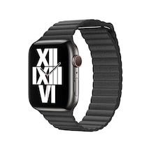 Zore Watch 40mm Uyumlu Krd-09 Deri Lop Kordon-siyah