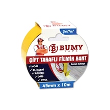 Çift Taraflı Filmik Bant 45mm X 10mt Şeffaf