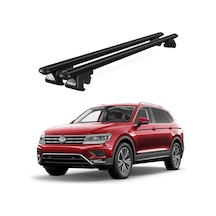 Venüs Volkswagen Touareg 2010-2018 Uyumlu Siyah Ara Atkı Port Bagaj Tavan Barı