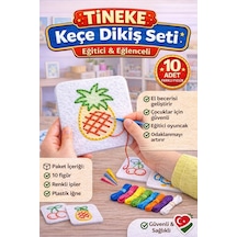 Keçe'den 10 Adet El İşi Dikiş Kiti Desenli Kolay Ve Eğlenceli Hobi Eğitici Öğretici Figür 2