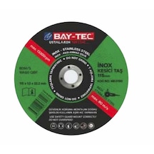 Bay-tec İnox Metal Kesici Taş 10adet - 115x1.0x22.2 Mm - Disk