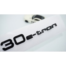 30 E-tron Bagaj Siyah Abs Yazı Logo Audi İle Uyumlu