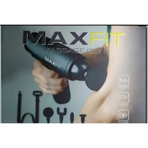 Maxfıt Masaj Tabancası 4 Başlık 1 Masaj Kemeri Siyah