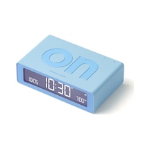 Lexon Flip Mini Şarj Edilebilir Alarm Saat Açık Mavi