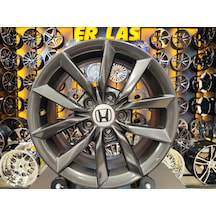 4 Adet Honda  7 16 5 114.3 Et45 64.1 Füme Jant Revize Edilmiş Takım