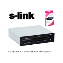 S-Link Slx-35A Usb 3.5Usb 3.0 Port + Kart Okuyucu