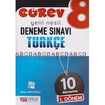 Nitelik 8. Sınıf Görev Türkçe 10 Deneme Sınavı 1.Dönem