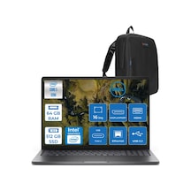Dell Pro 16 XCTOPRO16UI5H21 Core 5 120U 64 GB 512 GB SSD 15.6" W11H Dizüstü Bilgisayar + Çanta