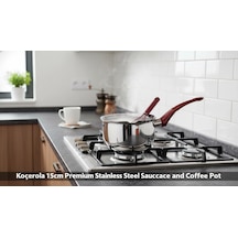 Koçerola 15 Cm Premium Paslanmaz Çelik Sosluk Ve Cezve Diğer