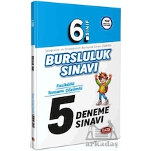 6. Sınıf Bursluluk Sınavı Fasiküllü Tamamı Çözümlü 5 Deneme Ciltli Data Yayınları