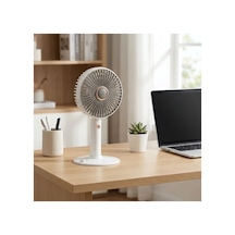 3 Kademeli Masaüstü Fan Telefon Tutuculu Standlı Taşınabilir Mini Fan Zb161 5671 Çok Renkli