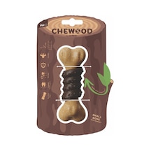 M-pets Chewood Kemik Kauçuk Köpek Oyuncağı 3.9x5.1x5.8 Cm Small Kahverengi
