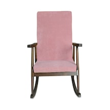 Asedia Trend Ceviz Pembe Sallanan Sandalye
