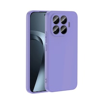 Xiaomi 17t Pro Kılıf Yumuşak Silikon Kamera Korumalı Lansman Pazarplus Lila