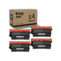 Kingjet Brother Uyumlu Tn-2150 Standart Kapasiteli 4'lü Paket Uyumlu  Toner Dcp-7032