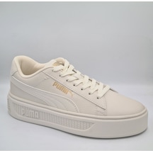 Puma Smash Platform V3 Tdp Bej Renk Kadın Sneaker Spor Ayakkabı Bej
