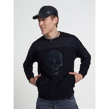 LOFT Oversize Fit Erkek Sweatshirt Lf2034910 Q1.v1 Siyah