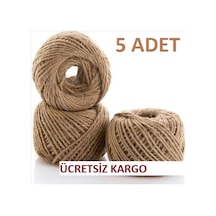 5 Adet Jüt İpi Kırnap İpi Kendir İpi Keten İpi